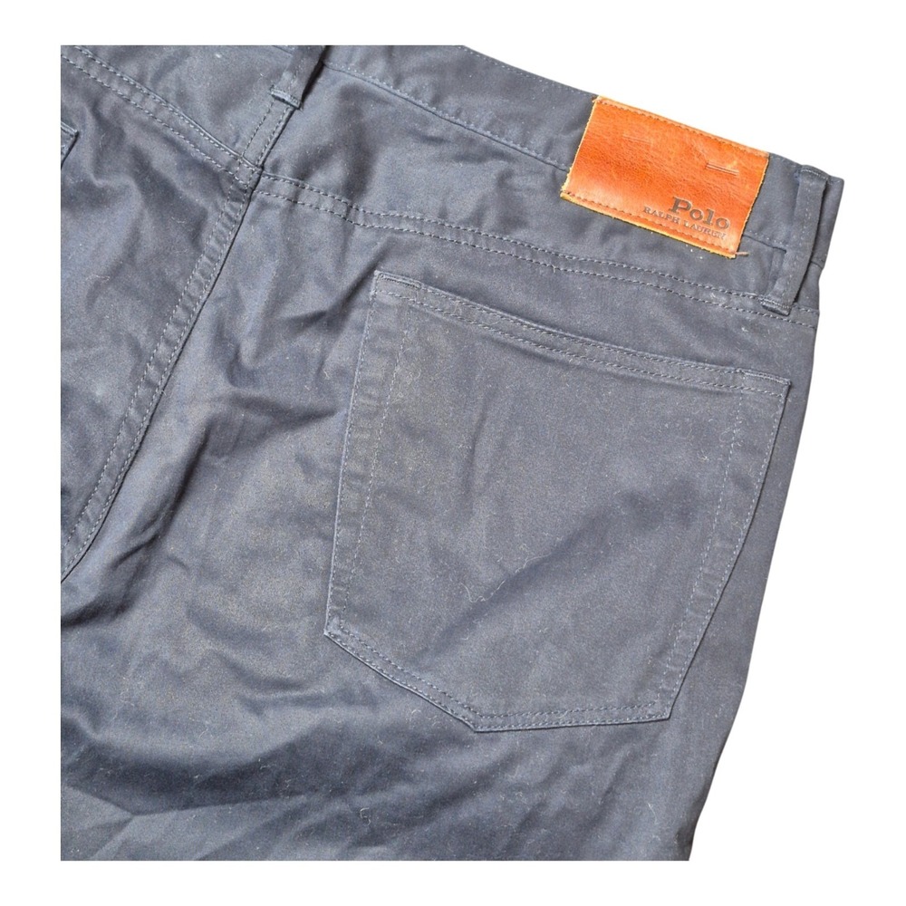 Polo Ralph Lauren Men's 36x32 Dark Navy Stretch Straight Fit 5 Pocket Pants